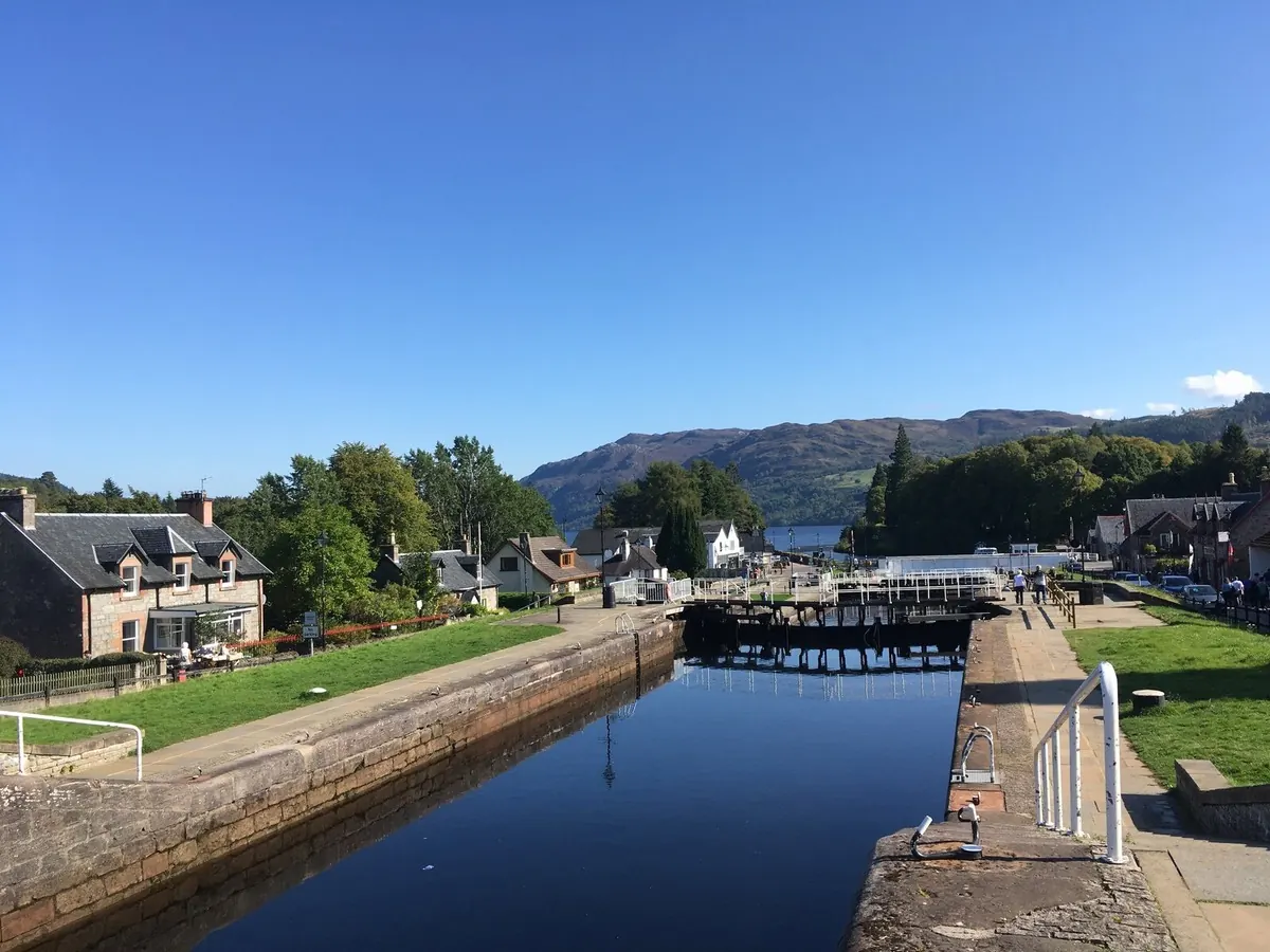 Les écluses du canal à Fort Augustus